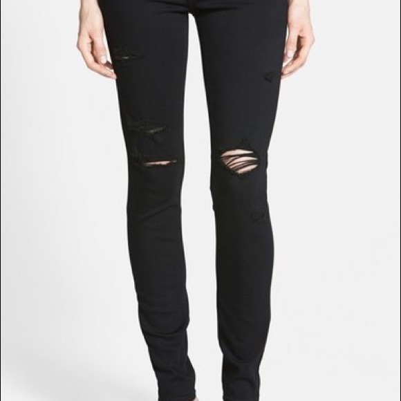 PAIGE | verdugo ultra skinny jeans distressed - Picture 4 of 8